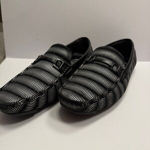 Amalfi Monochrome Herringbone Loafers